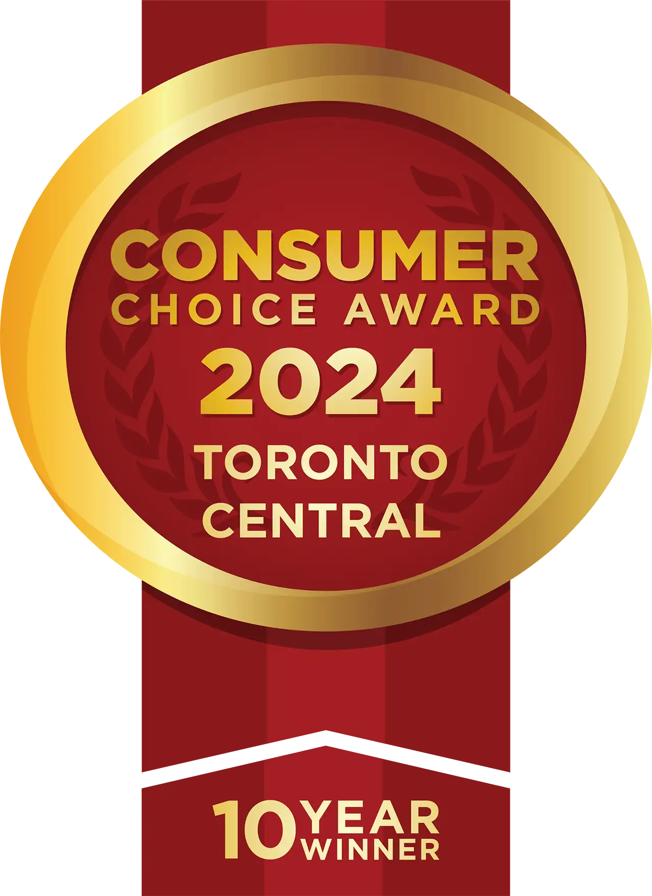 Toronto Central Award 9 years